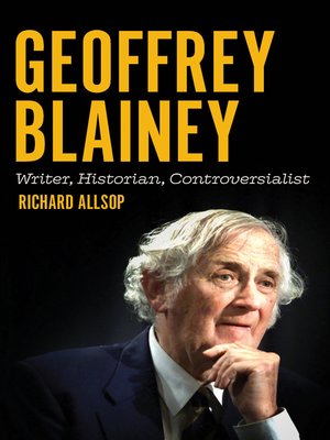 cover image of Geoffrey Blainey